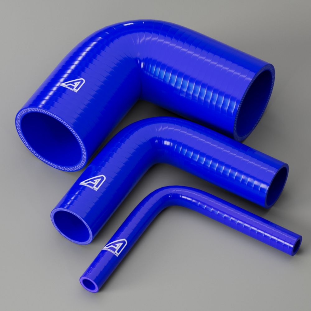 AutoSiliconeHoses 48mm ID Blue 90 Degree Silicone Elbow Hose 
