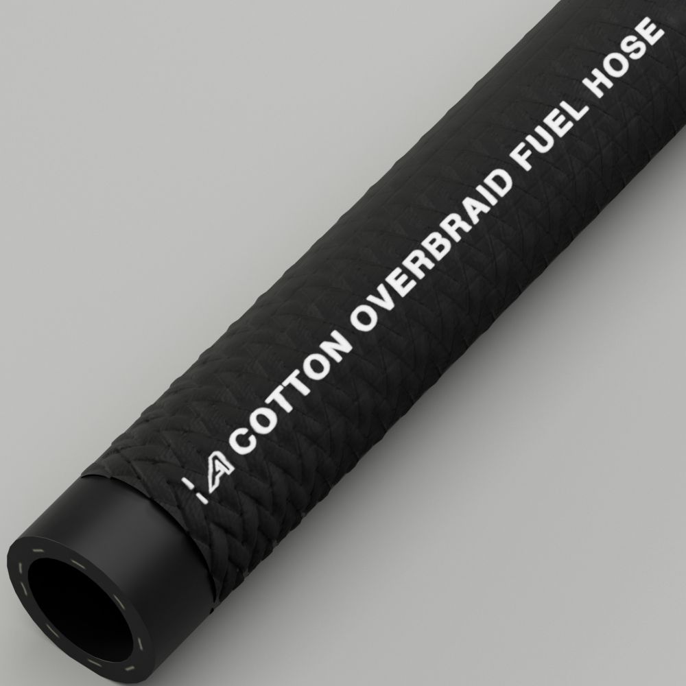 RUBBER COTTON OVERBRAID FUEL HOSE DIN 73379 TYPE B
