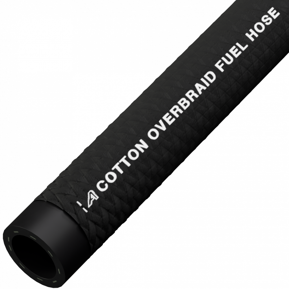 RUBBER COTTON OVERBRAID FUEL HOSE DIN 73379 TYPE B