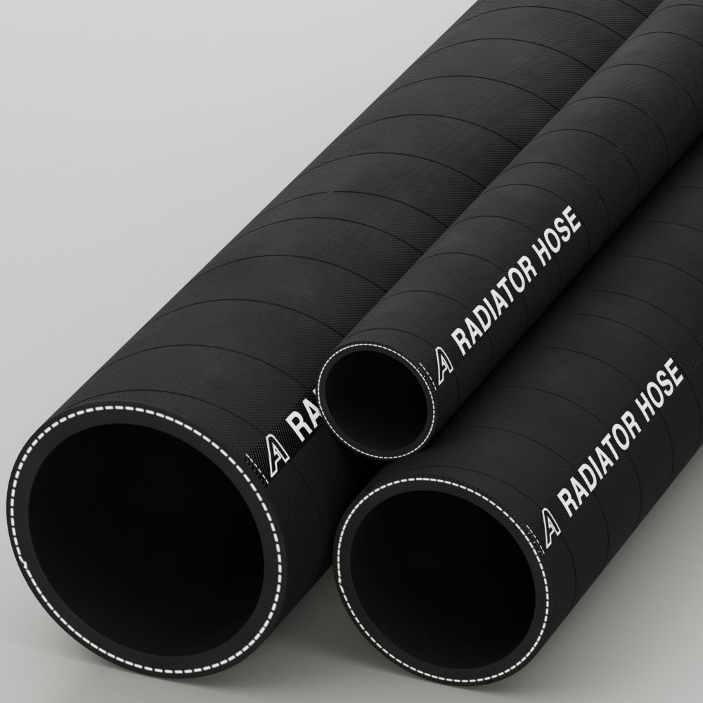 AutoSiliconeHoses 70mm ID 1 Metre Length 1 PLY Black Neoprene Ducting 