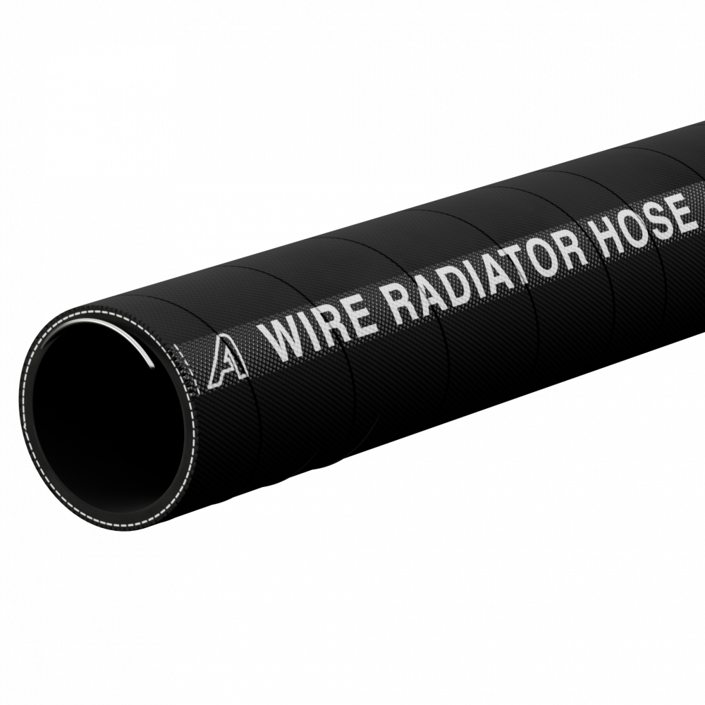 28mm Rubber Flexible Wire Radiator Hose SAEJ20R3 4 Metre