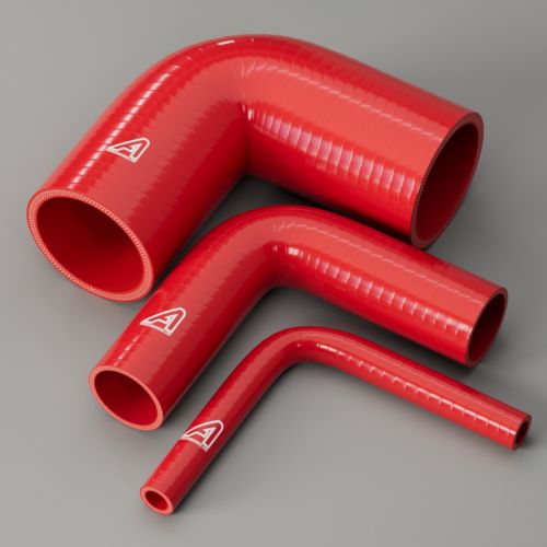 150mm Silicone Hose 90 Degree Elbows Bend Pipe Tube Air Water 6" Each Leg 